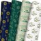 Eid Mubarak Wrapping Paper - Ramadan Kareem Gift Wrap with Mosque, Lantern & CamelDesigns - for Islamic Holidays & Party Decor - 20 x 29 Inches, 8 Folded Sheets, Easy to Store